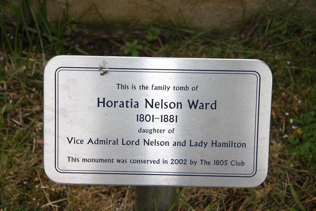 Tombe d'Horatia Nelson Ward