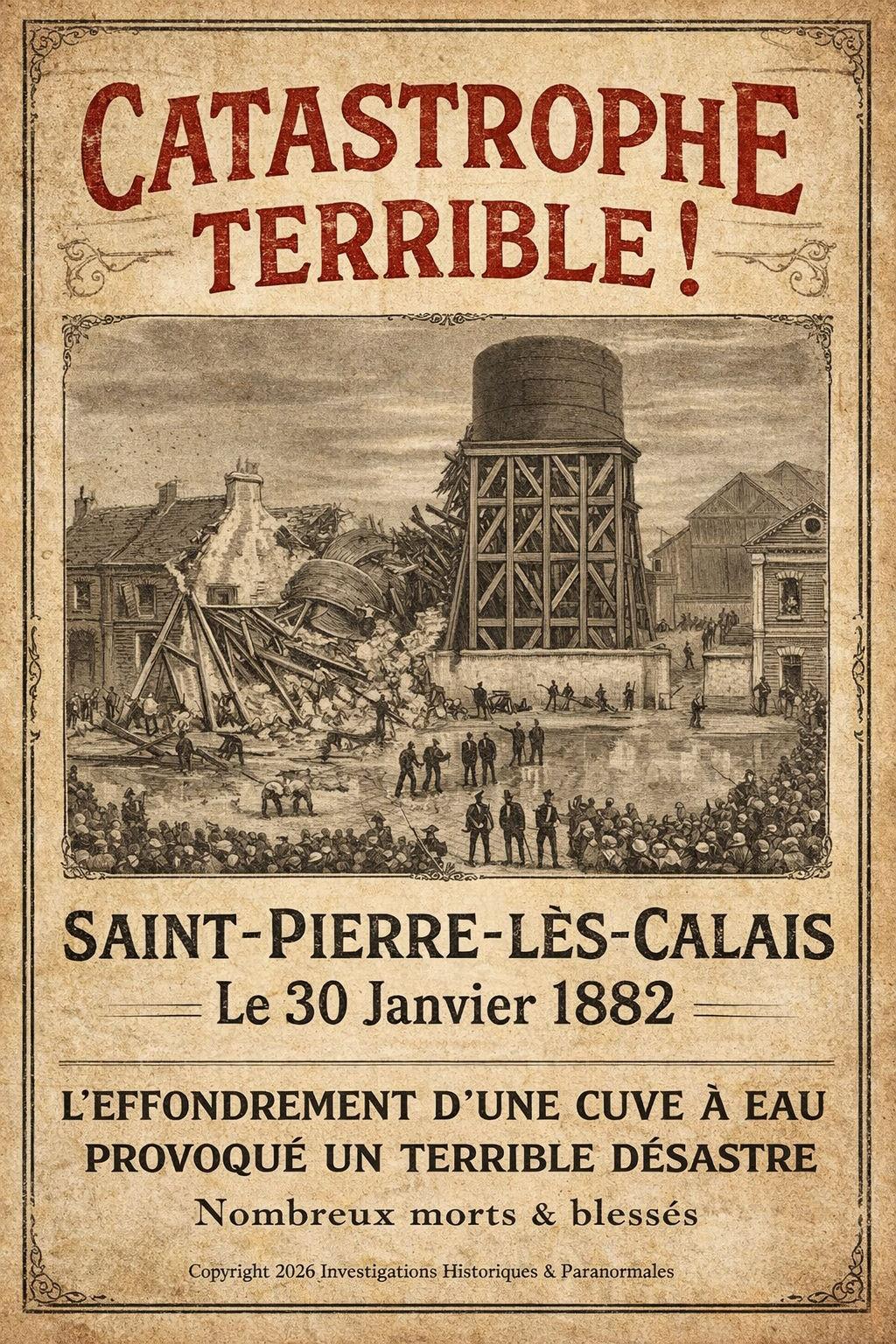 La catastrophe de Saint-Pierre-lès-Calais du 30 janvier 1882