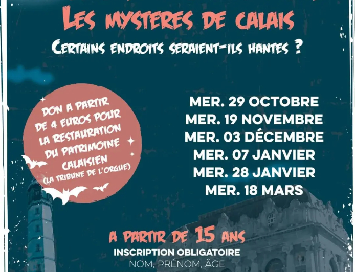 BALADE NOCTURNE – LES MYSTÈRES DE CALAIS du 18.03.2026