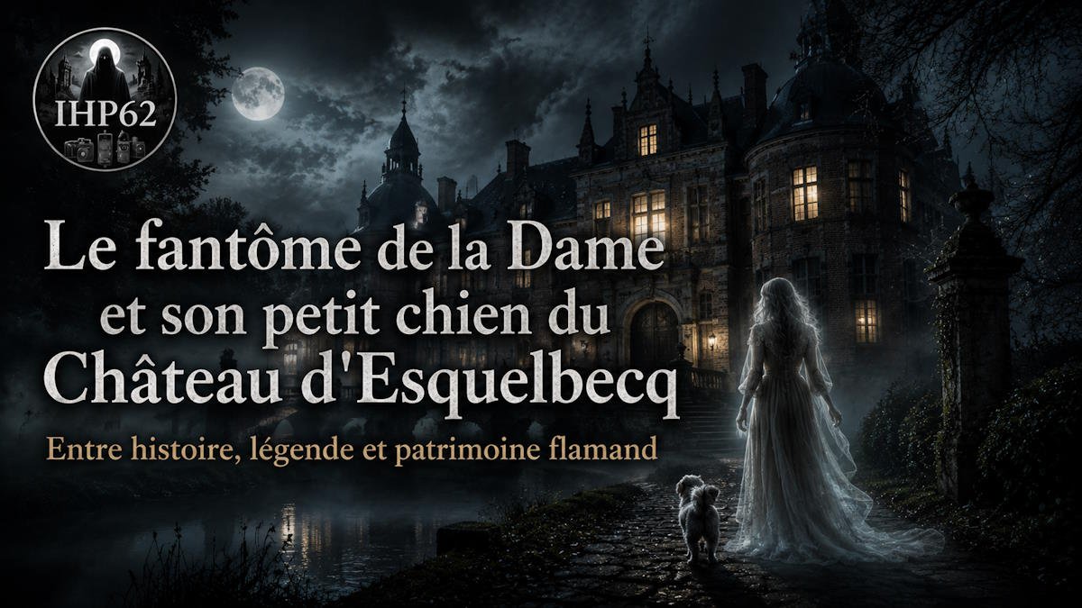 Le fantôme de la Dame et son petit chien du Château d'Esquelbecq