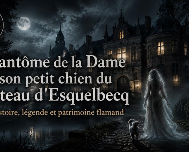 Le fantôme de la Dame et son petit chien du Château d'Esquelbecq